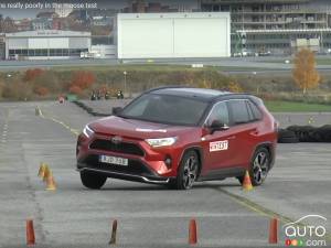 La version Prime du Toyota RAV4 échoue au test de l’orignal en Suède